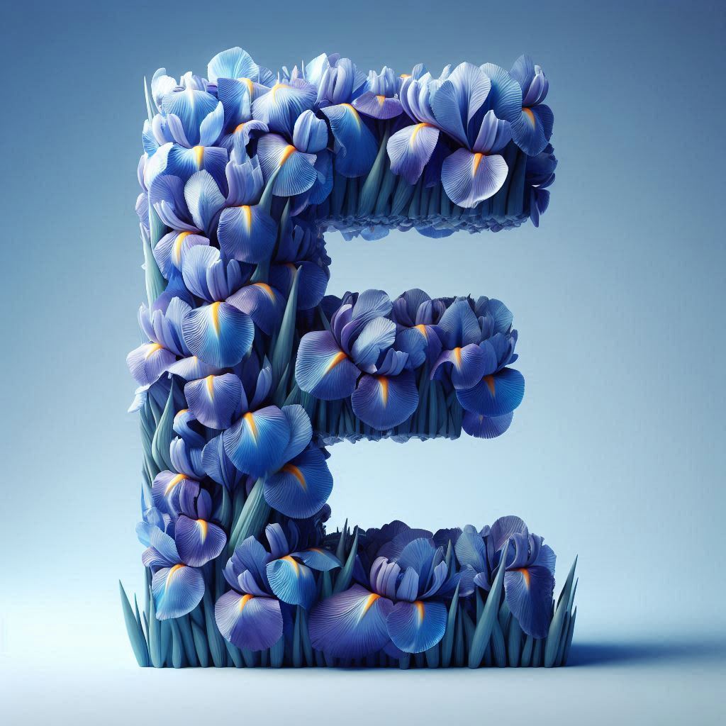 Iris 2 — litera E (wariant 2)