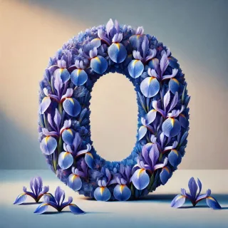 Iris 2 — litera O (wariant 2)