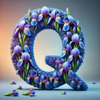 Iris 2 — litera Q (wariant 2)
