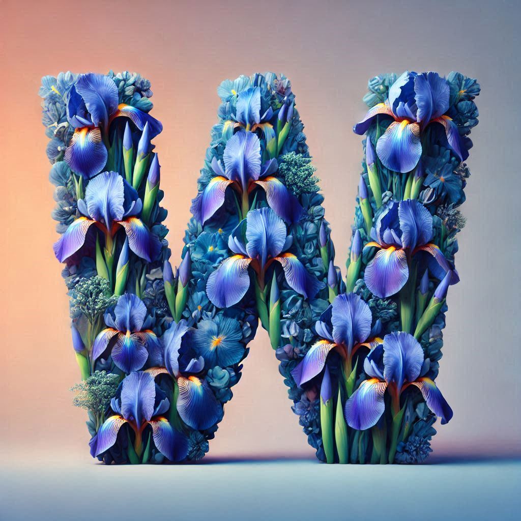 Iris 2 — litera W (wariant 2)