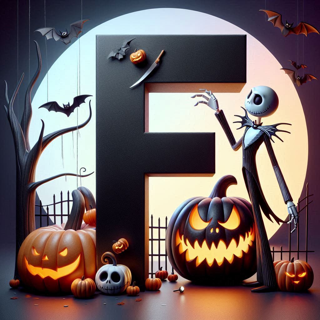 Jack Skellington — litera F (wariant 2)
