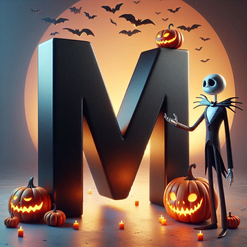 Jack Skellington — litera M (wariant 2)