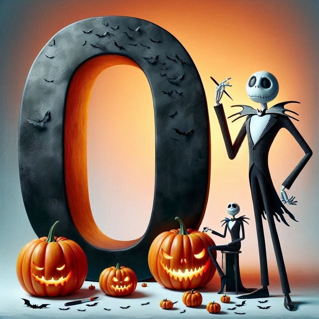 Jack Skellington — litera O (wariant 2)