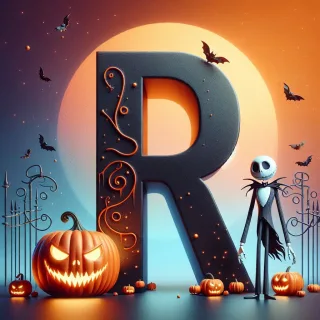 Jack Skellington — litera R (wariant 2)