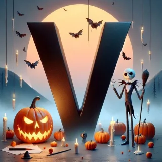 Jack Skellington — litera V