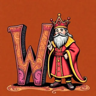 King — litera W