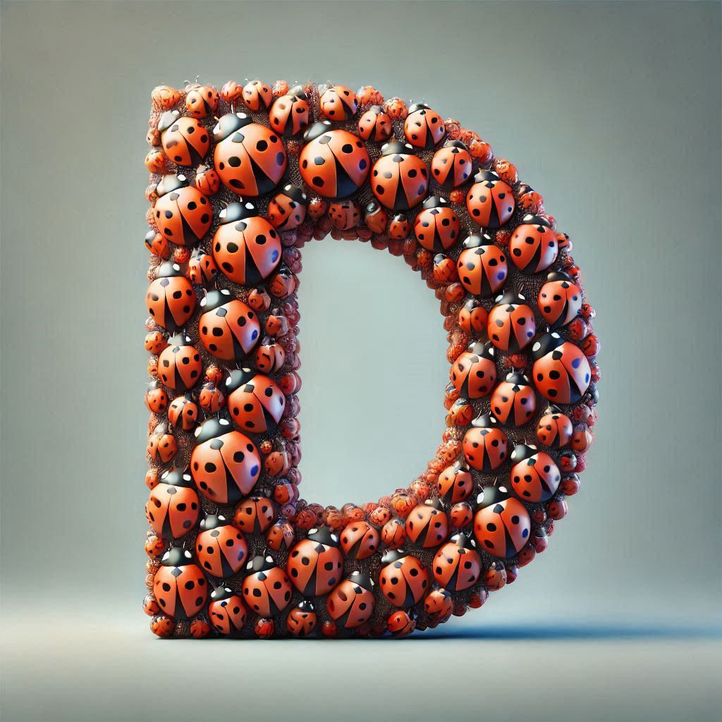 Ladybird 2 — litera D (wariant 2)