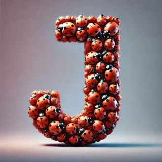 Ladybird 2 — litera J