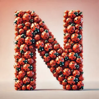 Ladybird 2 — litera N (wariant 2)