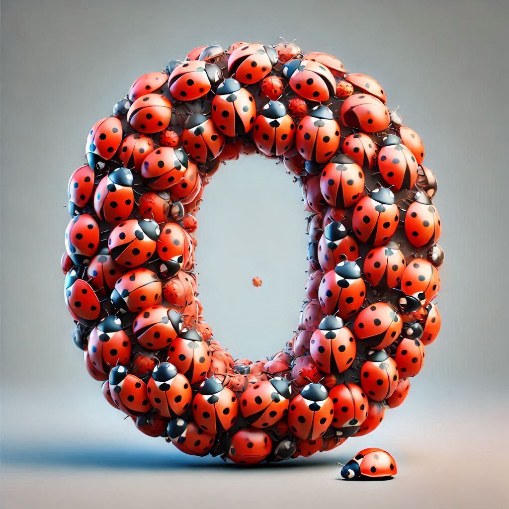 Ladybird 2 — litera O (wariant 2)