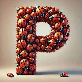 Ladybird 2 — litera P (wariant 2)