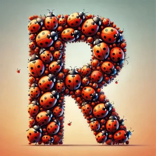 Ladybird 2 — litera R