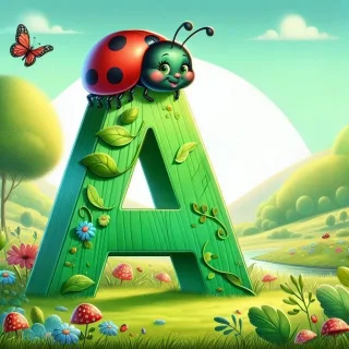 Ladybird 3 — litera A (wariant 2)