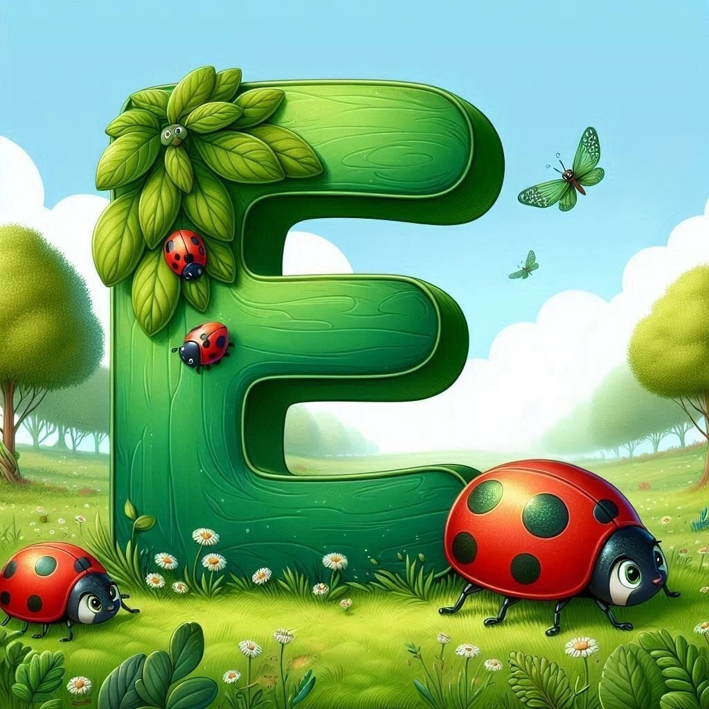 Ladybird 3 — litera E (wariant 2)