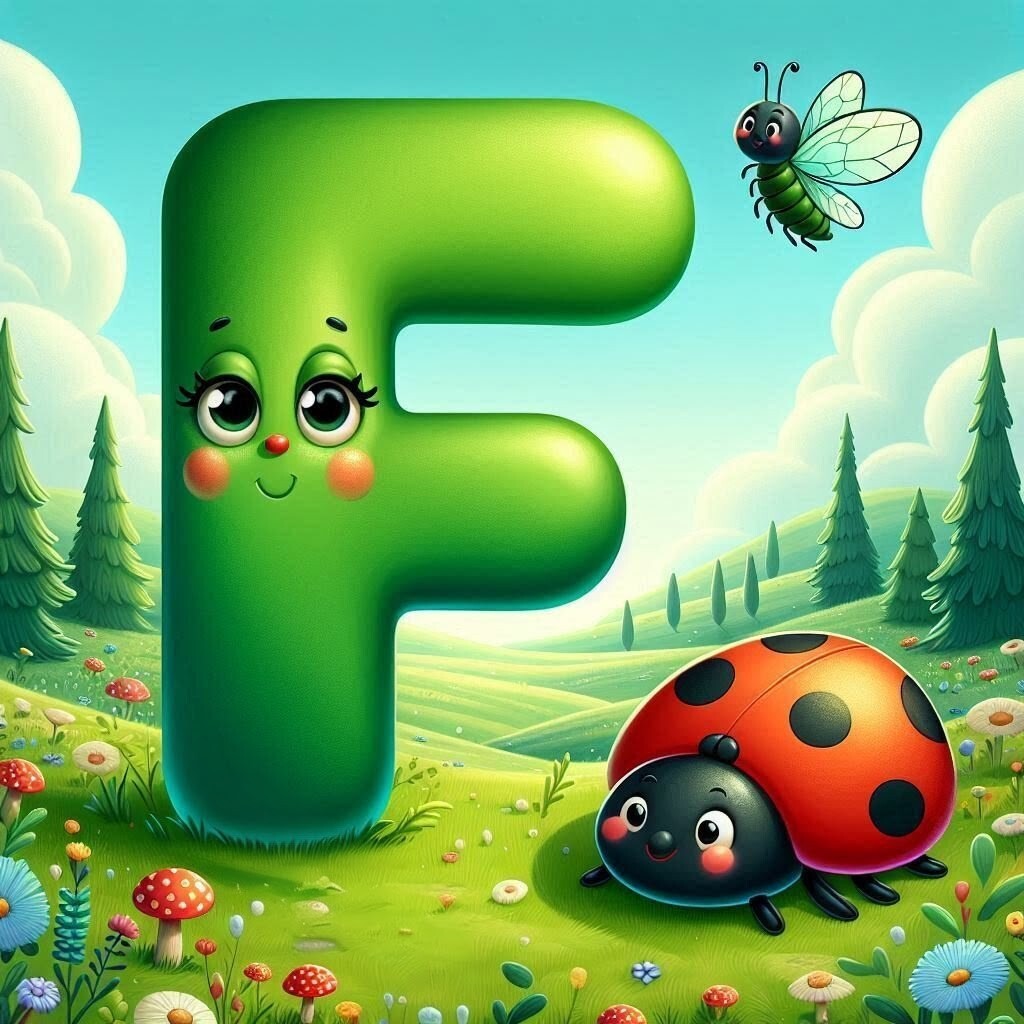 Ladybird 3 — litera F
