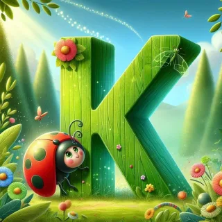 Ladybird 3 — litera K (wariant 2)