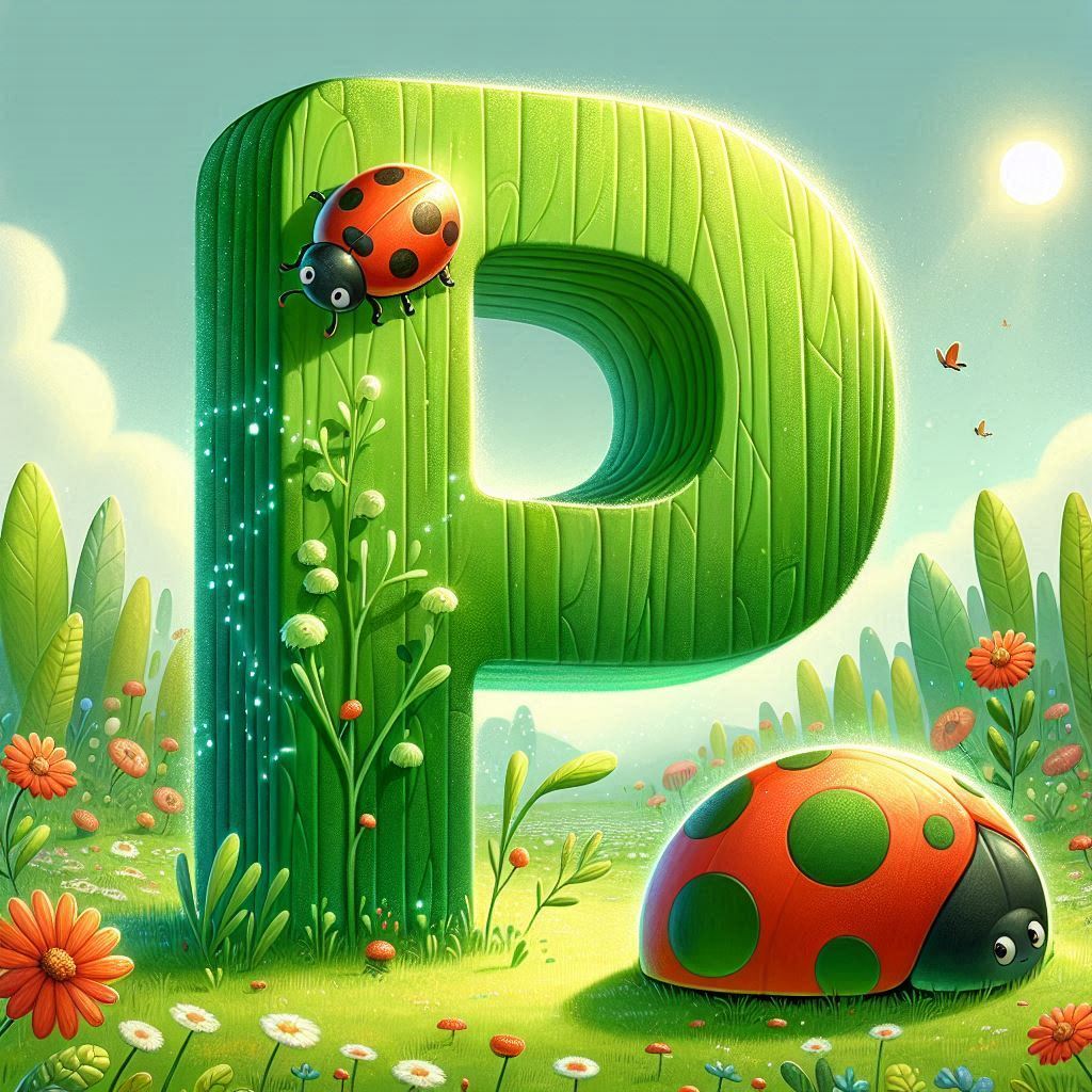 Ladybird 3 — litera P