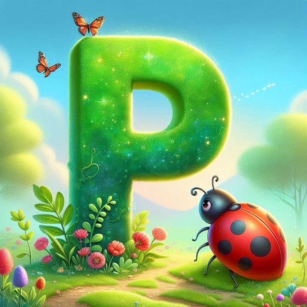 Ladybird 3 — litera P (wariant 2)
