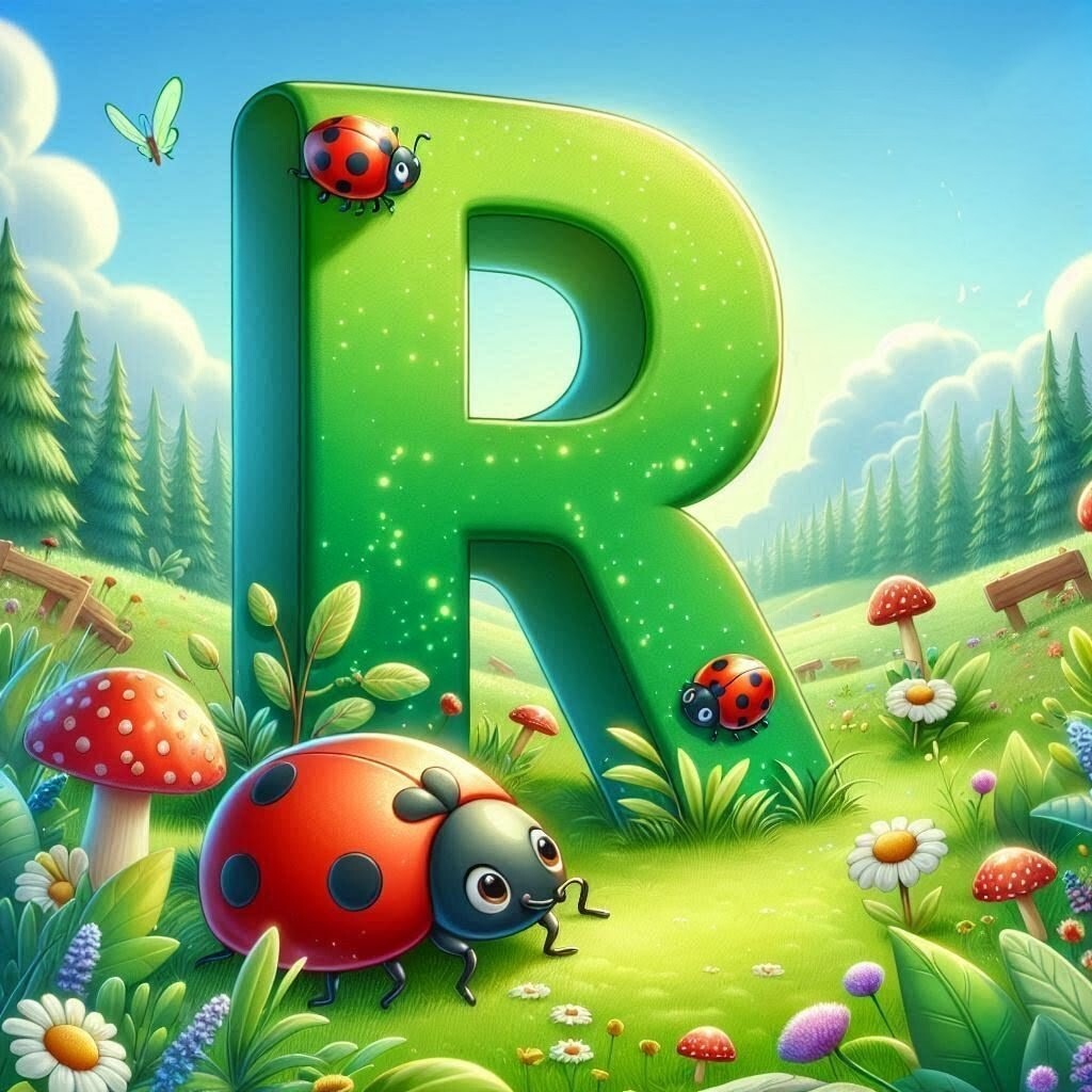Ladybird 3 — litera R