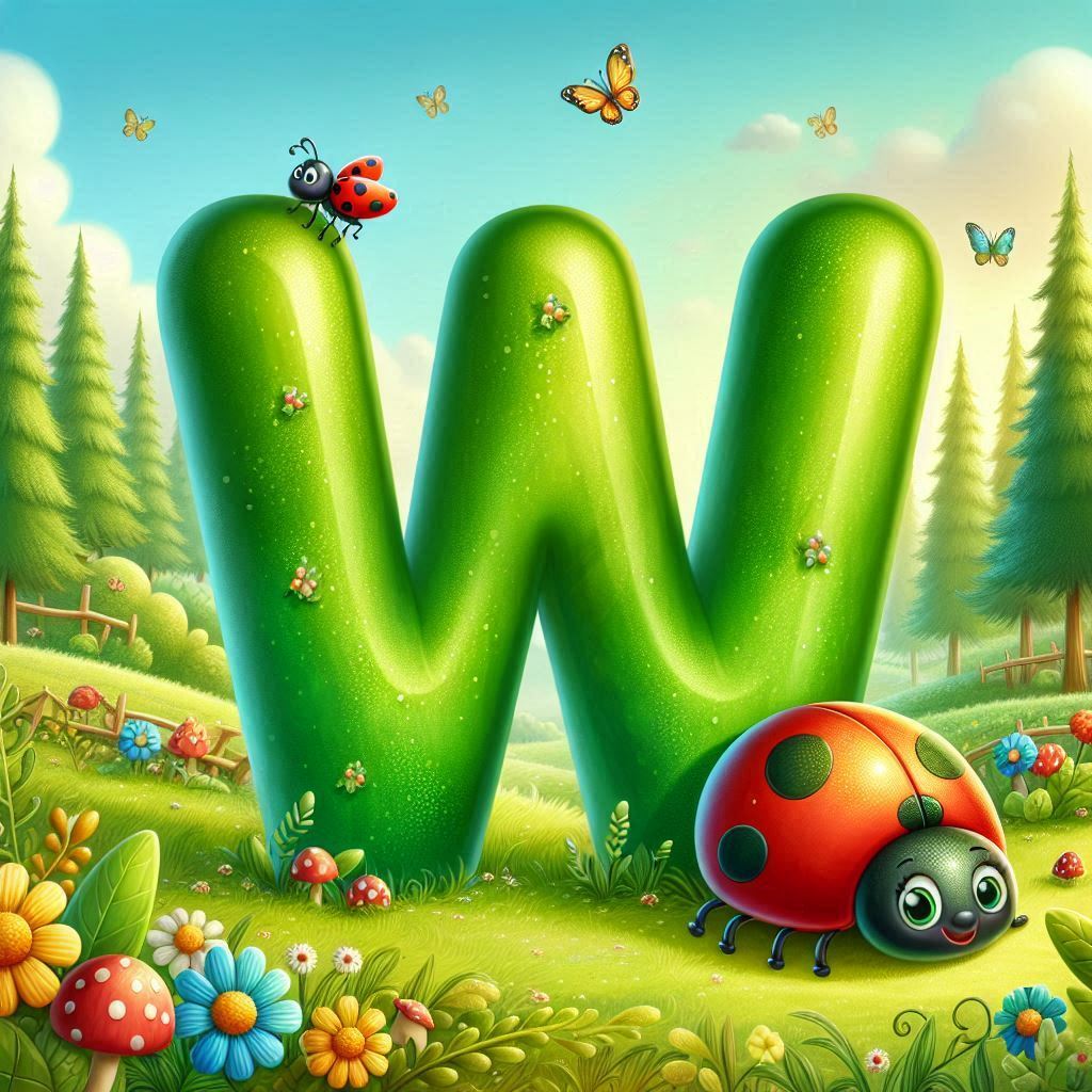 Ladybird 3 — litera W