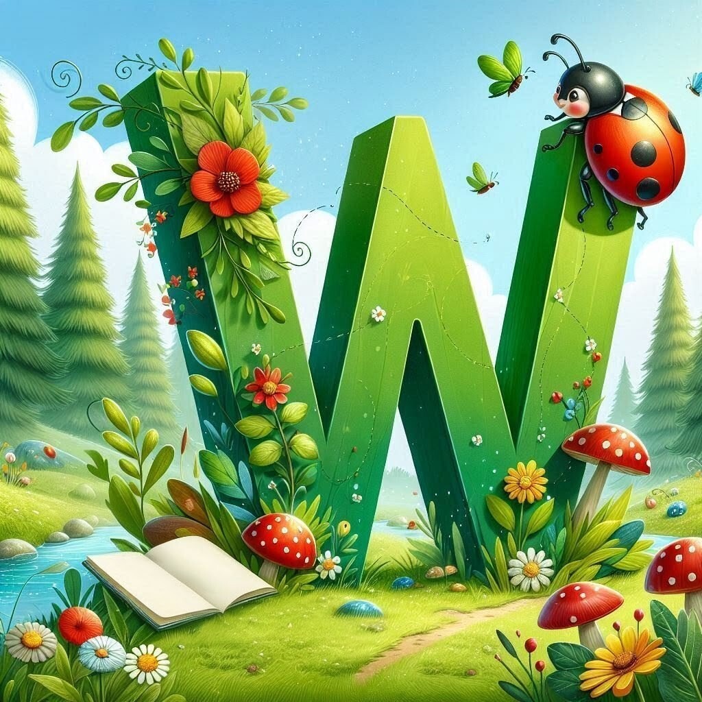 Ladybird 3 — litera W (wariant 2)