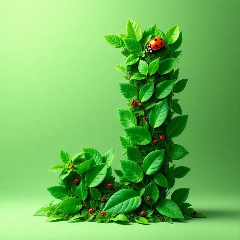 Ladybird — litera J
