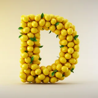 Lemon 2 — litera D (wariant 2)