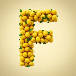Lemon 2 — litera F (wariant 2)