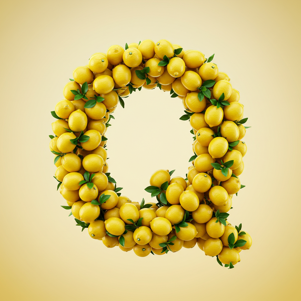 Lemon 2 — litera Q (wariant 2)