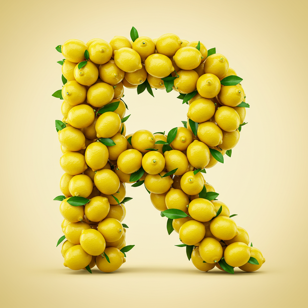 Lemon 2 — litera R (wariant 2)