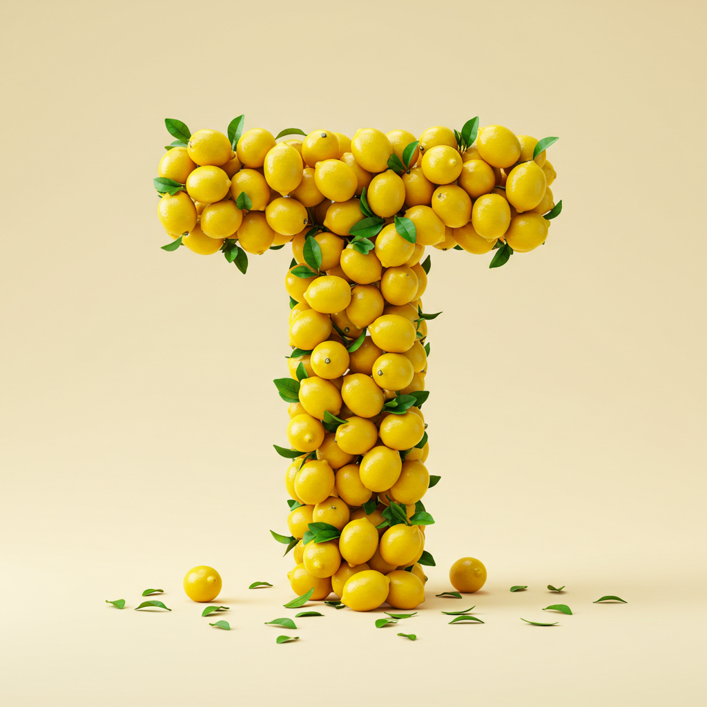 Lemon 2 — litera T (wariant 2)