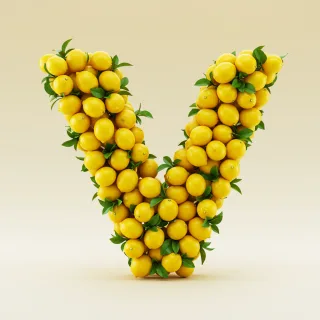 Lemon 2 — litera V (wariant 2)