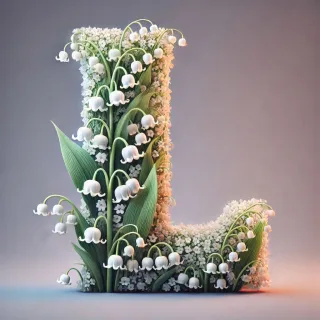 Lily of the valley — litera L