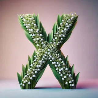 Lily of the valley — litera X