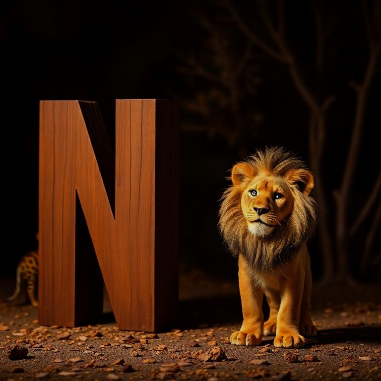 Lion 2 — litera N