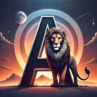 Lion 3 — litera A (wariant 2)