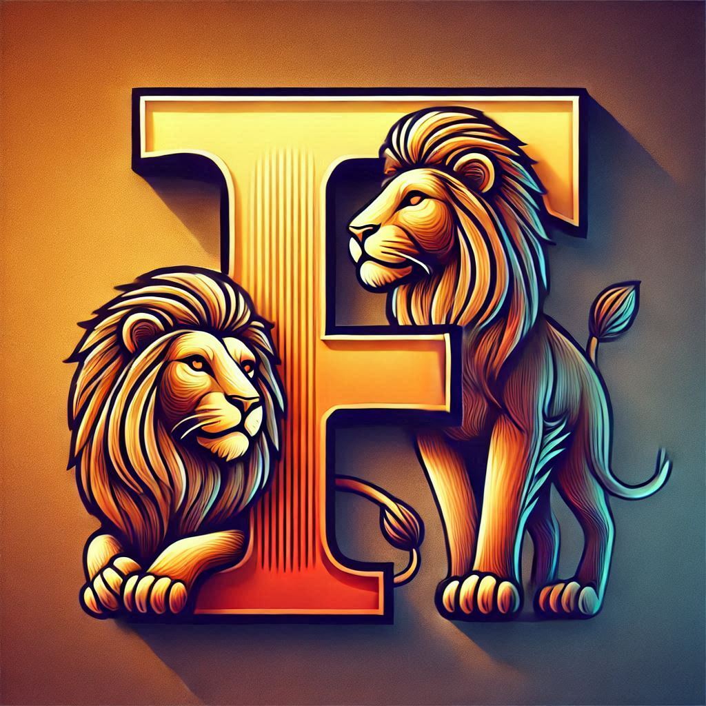 Lion 3 — litera F (wariant 2)