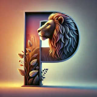 Lion 3 — litera P (wariant 2)
