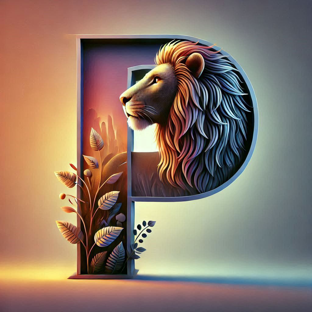 Lion 3 — litera P (wariant 2)