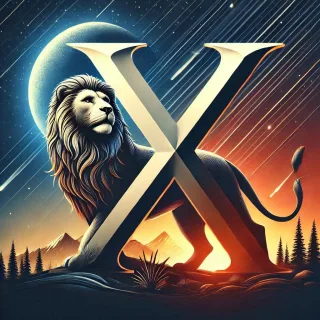 Lion 3 — litera X (wariant 2)