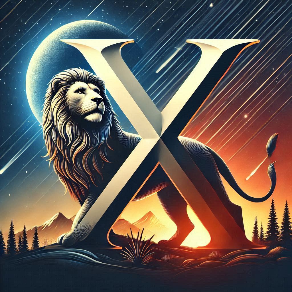 Lion 3 — litera X (wariant 2)