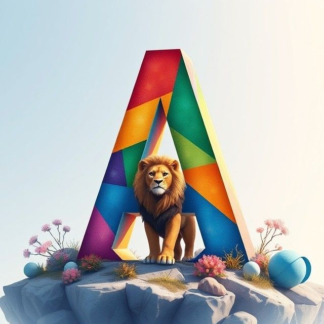 Lion — litera A