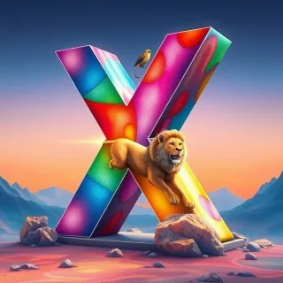 Lion — litera X