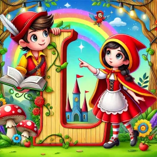 Little Red Riding Hood 2 — litera L