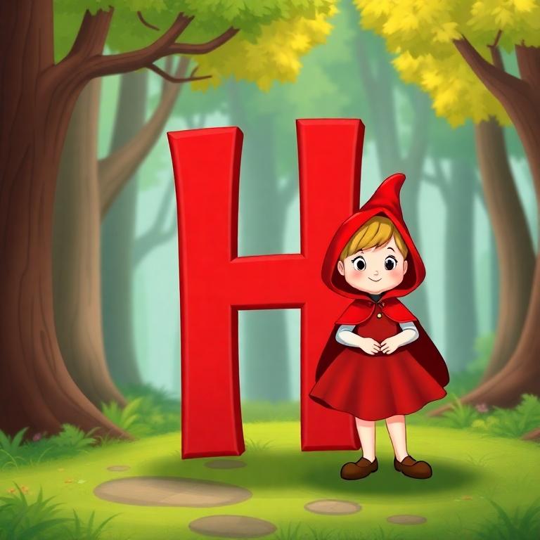 Little Red Riding Hood — litera H