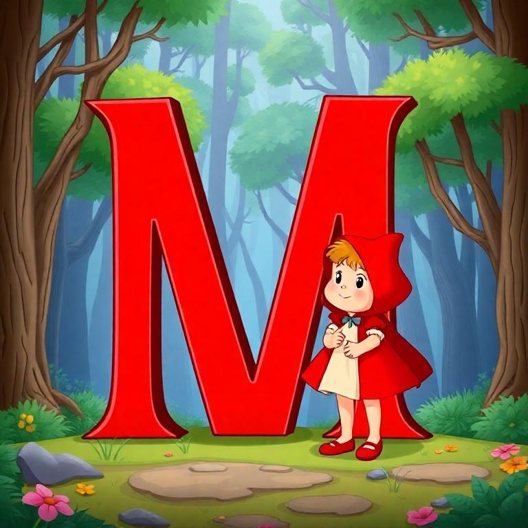 Little Red Riding Hood — litera M
