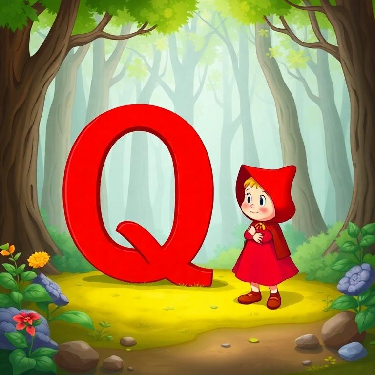 Little Red Riding Hood — litera Q