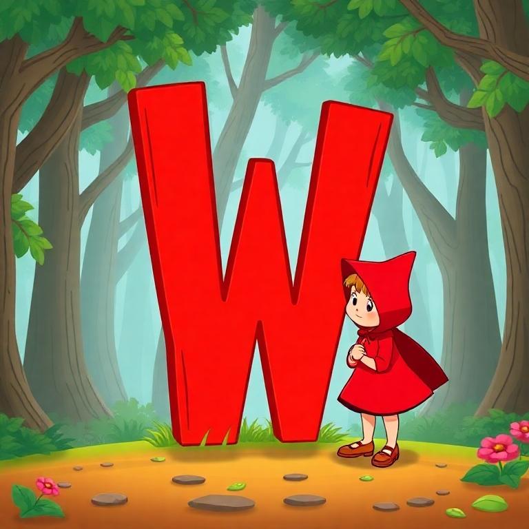 Little Red Riding Hood — litera W