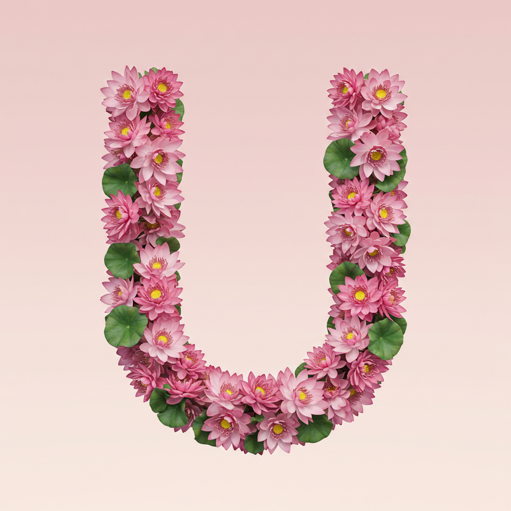 Lotus — litera U (wariant 2)