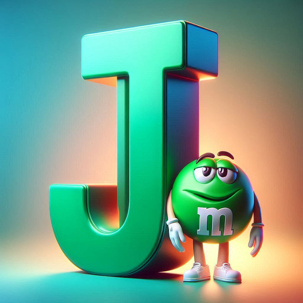 M&m — litera J